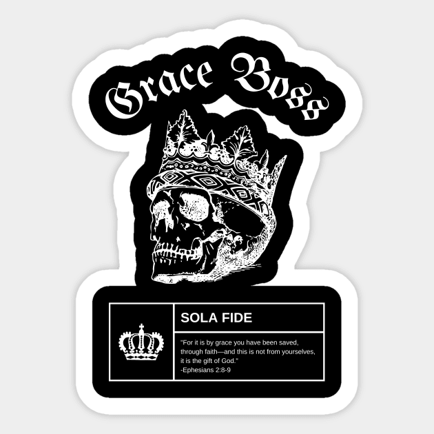 Grace Boss Sticker by ThreadsbyJesse